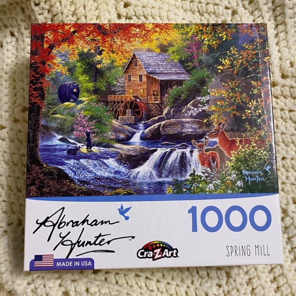 Abraham Hunter Spring Mill Jigsaw Puzzle